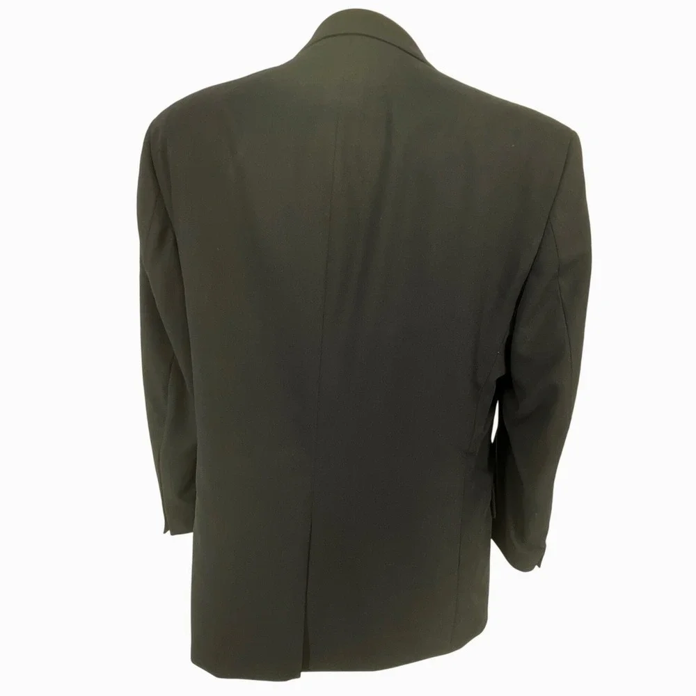 Vtg Jos A Bank Blazer Mens 42R Wool 3 Button Navy‎ Sport Coat Jacket Tailored